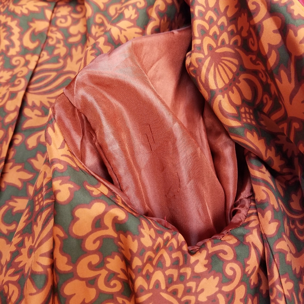 Talbots Red Corduroy Lined Button Up Blazer - image 7